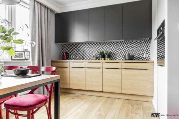 Meble kuchenne na wymiar wykonanie SAS Wnętrze i Kuchnie - projekt architekt wnętrz Emilia Strzempek Plasun.